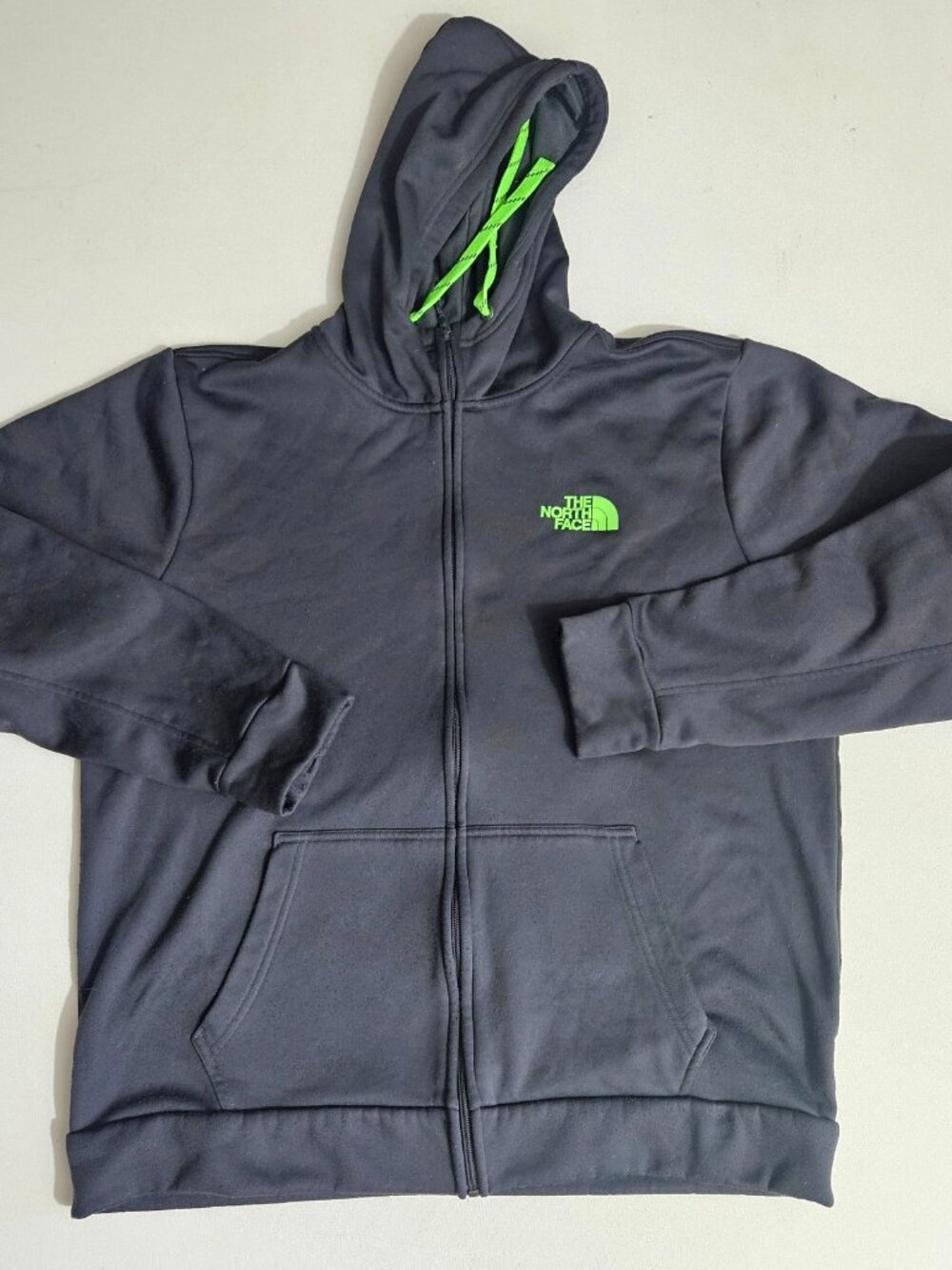 The North Face Men's Black Full Zip Hoodie Jacket 721569 XL